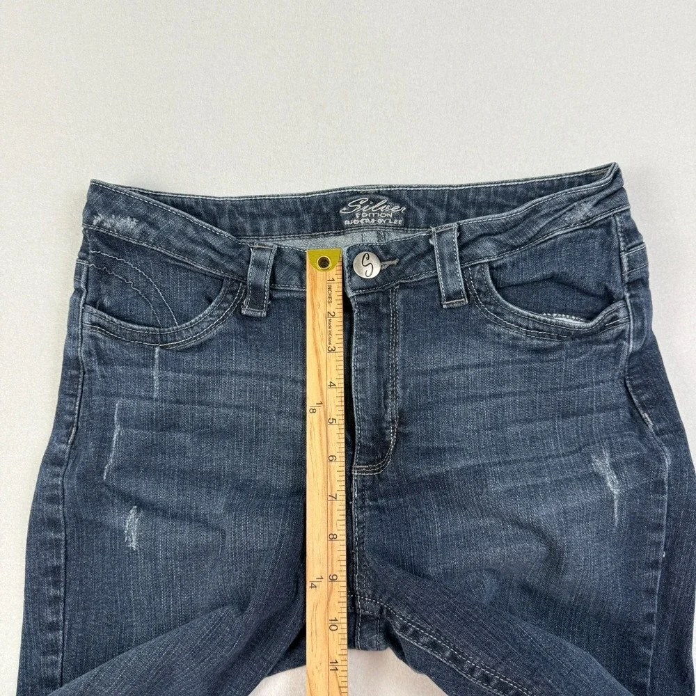 Lee Riders Silver‎ Edition Womens Bermuda Shorts Size 14M (31x10 fit) Distressed